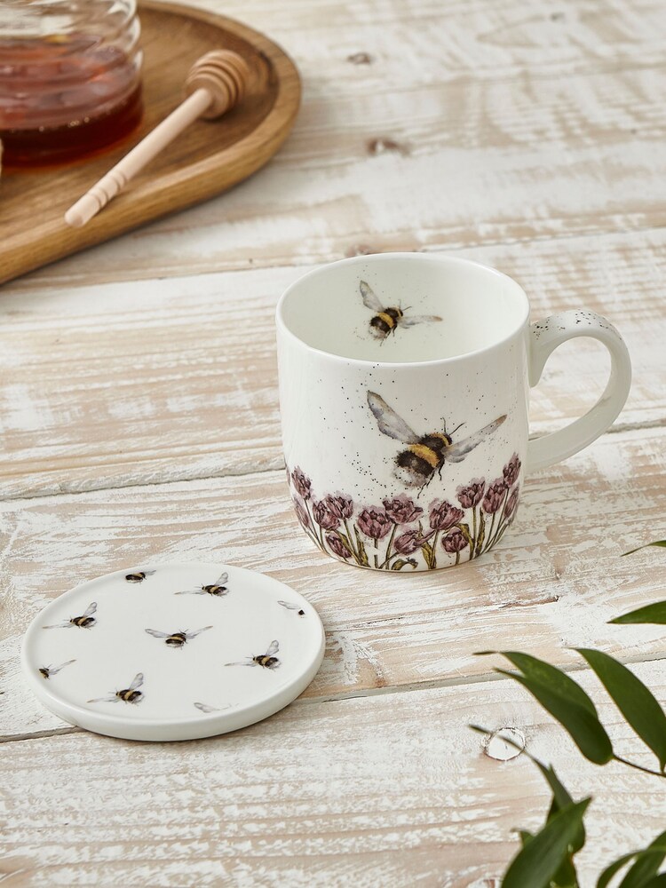 Puodelis ir padėkliukas ‘Kamanės skrydis’